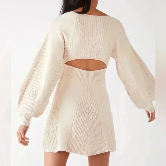 Free People - Emmalina Mini Sweater Dress - Picture 2 of 5